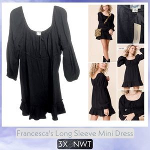 Francesca’s Long Sleeve Mini Dress